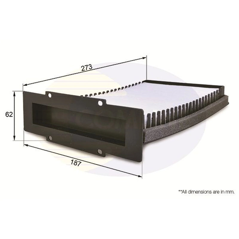 Comline Cabin Air Filter (Pollen Filter) EKF283