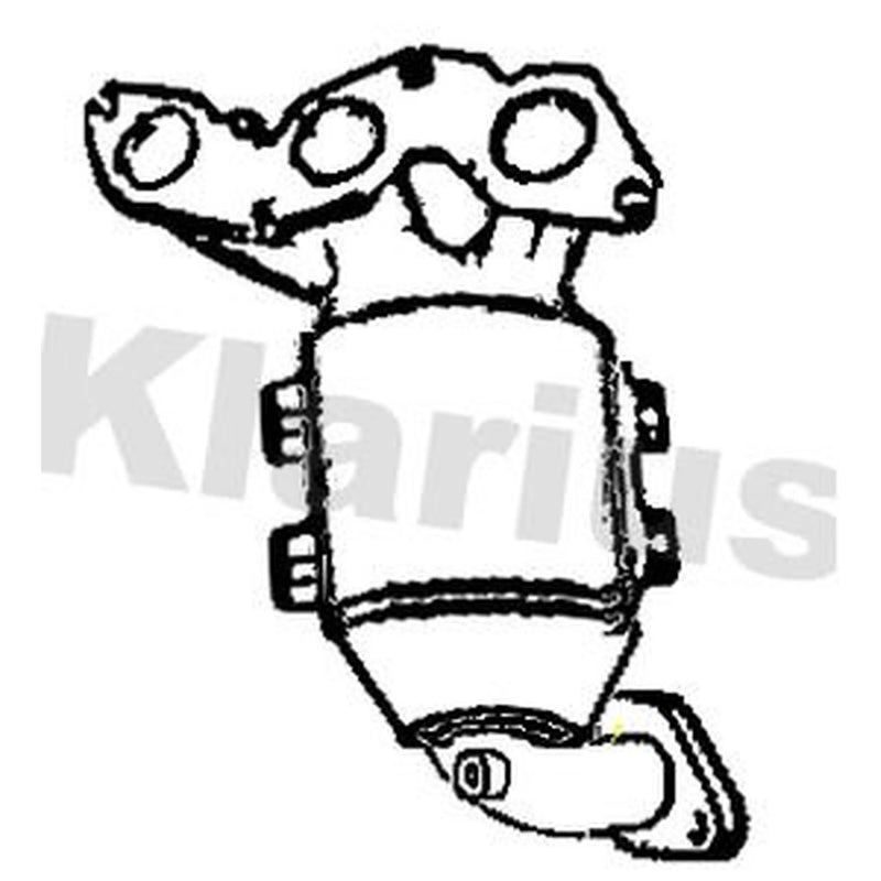 Klarius Catalyst Type Approved With Pipe 324567