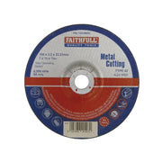 Faithfull Depressed Centre Metal Cutting Disc 180 x 3.2 x 22.23mm - FAI1803MDC