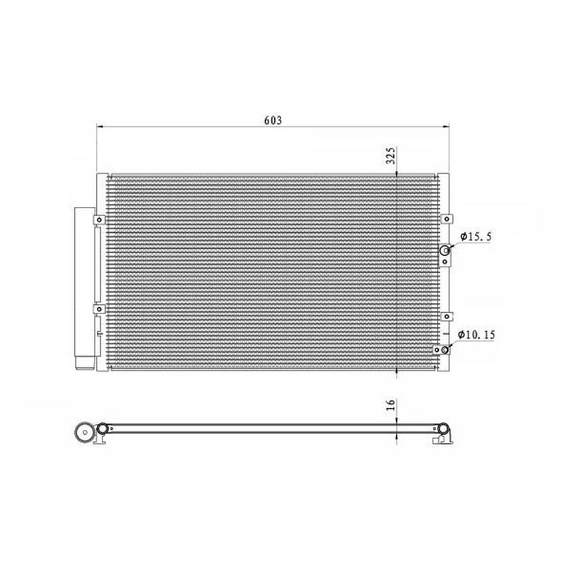 NRF Air Conditioning Condenser 350487
