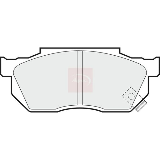 Apec Front Brake Pad Set PAD472