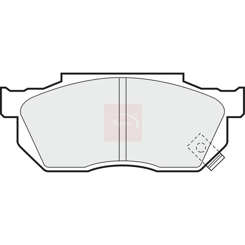 Apec Front Brake Pad Set PAD472
