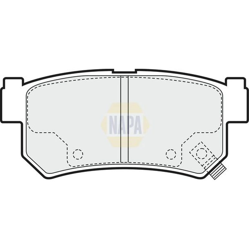 NAPA Rear Brake Pad Set NBP1866