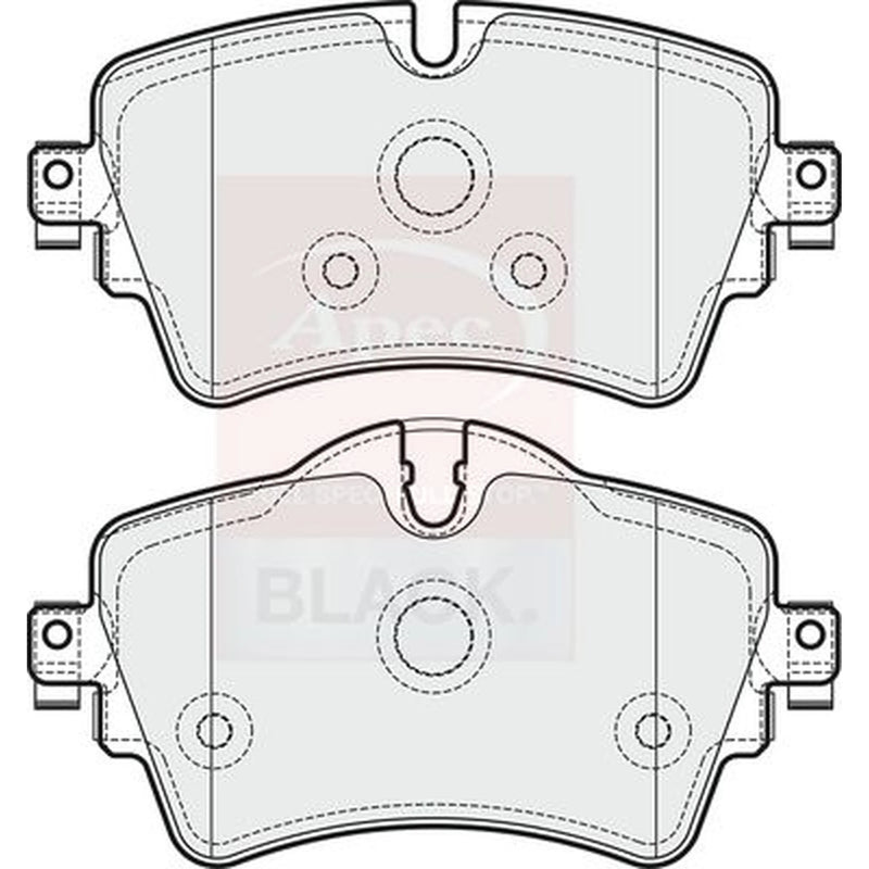 Apec Front Brake Pad Set PAD2030B