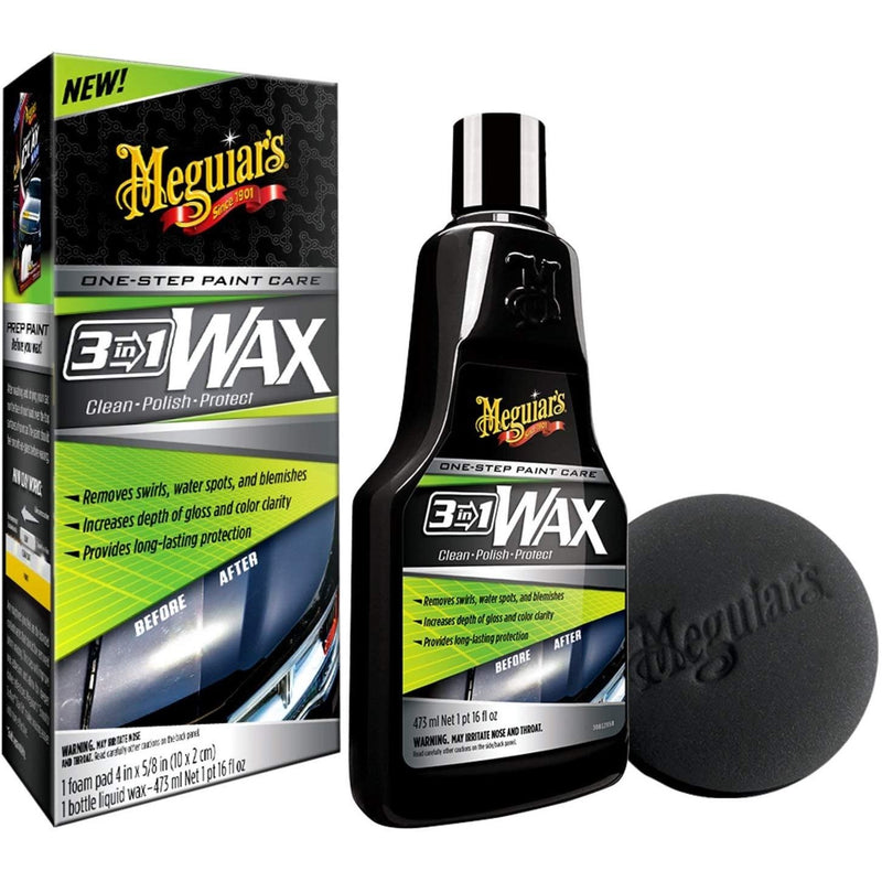 Meguiar's 3-in-1 Wax G191016EU 473ml Car Polish & Protect