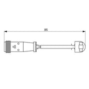 Bosch Brake Pad Wear Sensor Rear 1 987 473 038