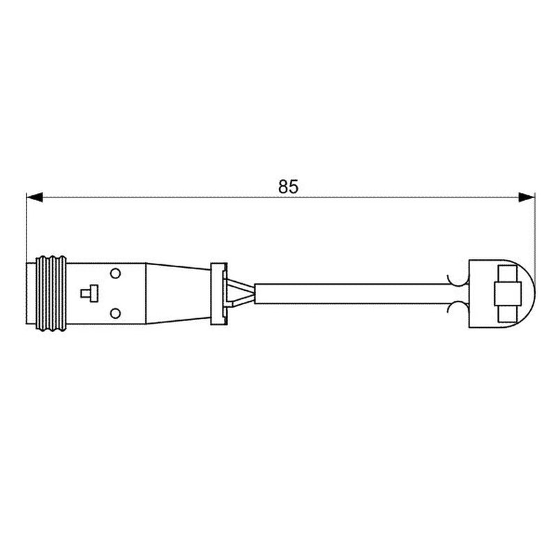 Bosch Brake Pad Wear Sensor Rear 1 987 473 038