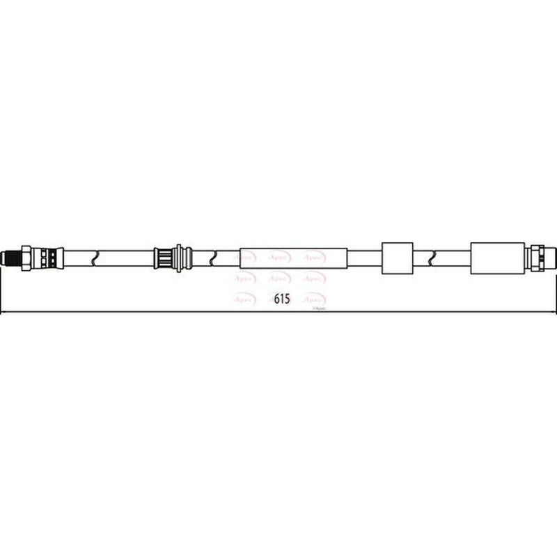 Apec Brake Hydraulic Hose Line Front HOS3901