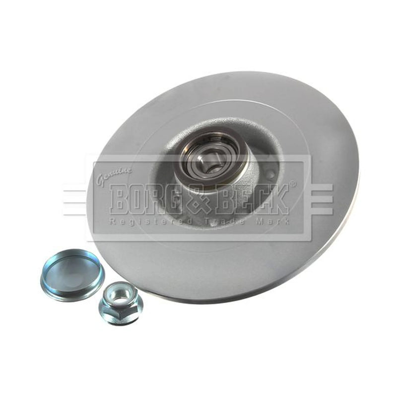 Borg & Beck 2 x Solid Rear Brake Discs BBD5897S