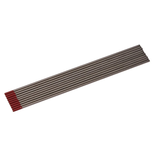 Draper Thoriated Tungsten Electrodes 2.4mm x 150mm Pack of 10