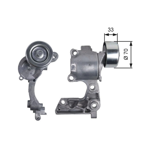 Gates Auxiliary Belt Tensioner T38411
