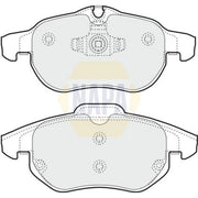 NAPA Front Brake Pad Set NBP1175