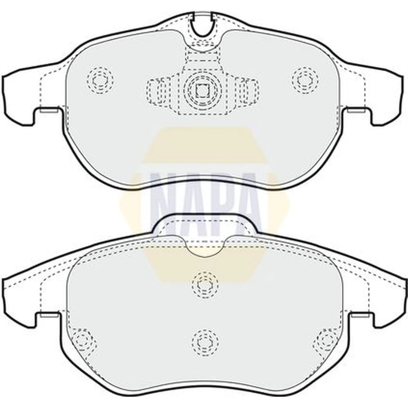 NAPA Front Brake Pad Set NBP1175