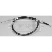 Borg & Beck Handbrake Cable Left Rear BKB2666