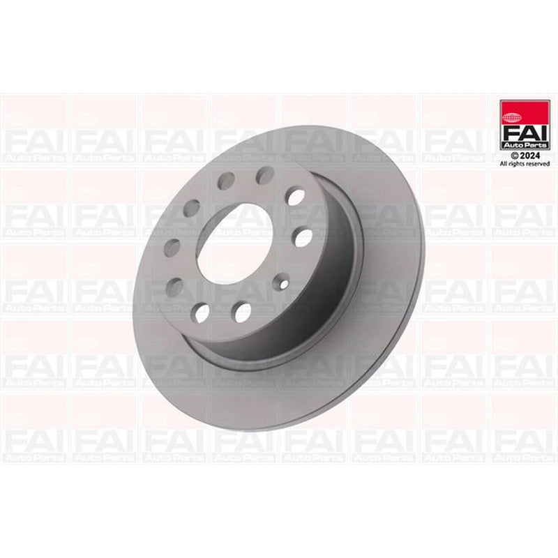 FAI 2 x Solid Rear Brake Discs BD105
