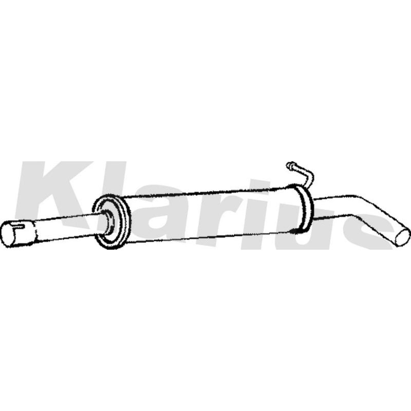 Klarius Box With Centre Pipe Centre VW594L