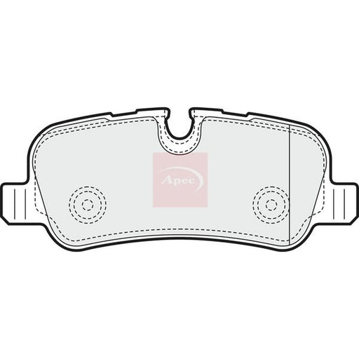 Apec Rear Brake Pad Set PAD1469