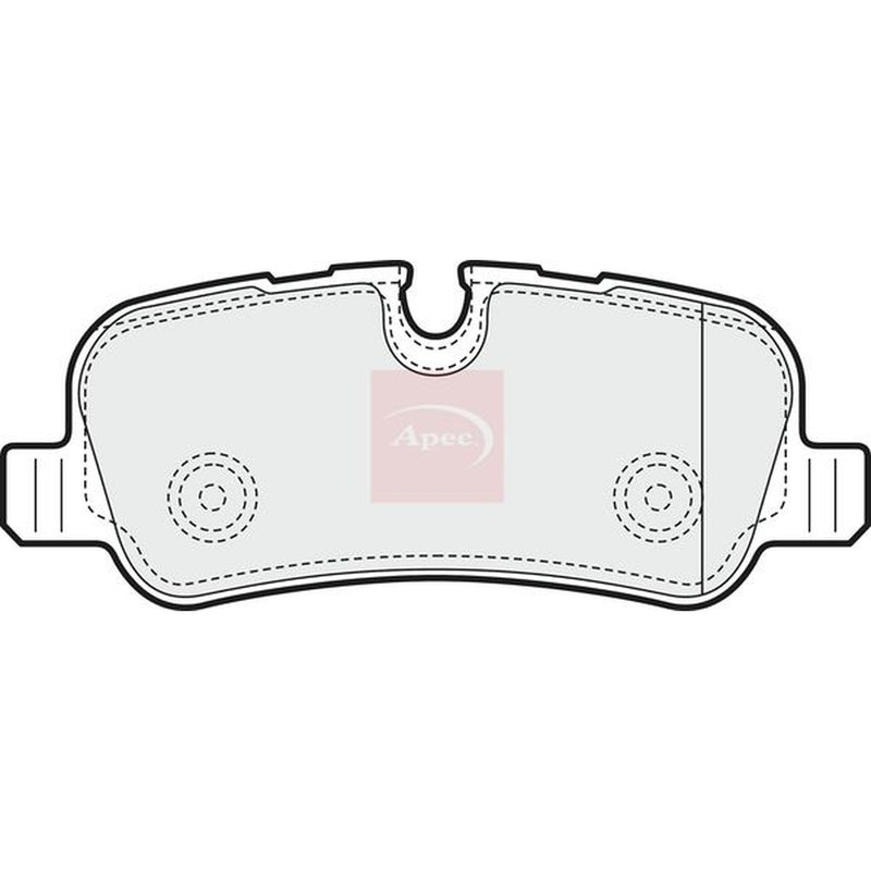 Apec Rear Brake Pad Set PAD1469