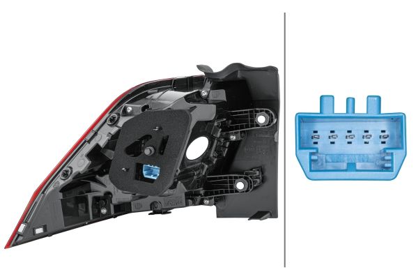 Hella 2SD 012 521-061 Tail Light Assembly