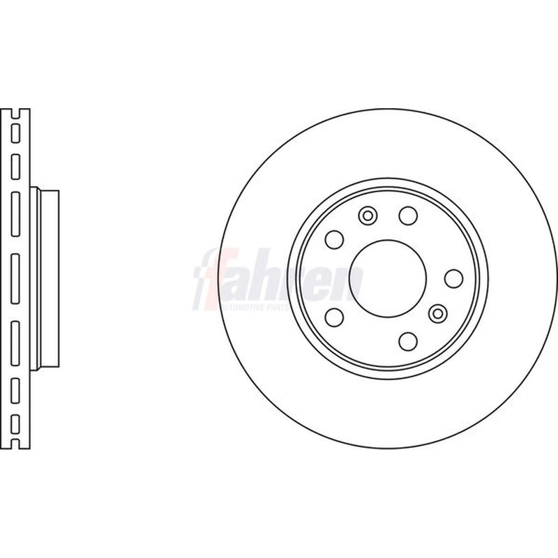 Fahren Front Brake Discs FBD6243