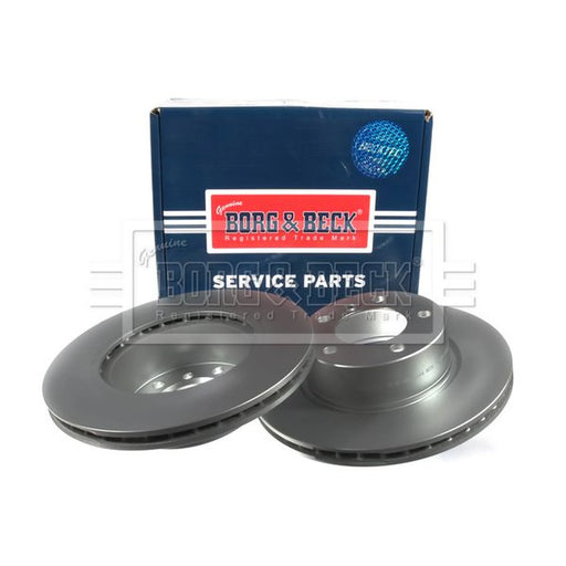 Borg & Beck 2 x Vented Front Brake Discs BBD4464