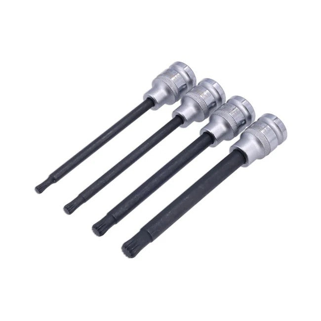 Laser Tools Ball Ended Triple Square Bit Sockets 4pc - PL