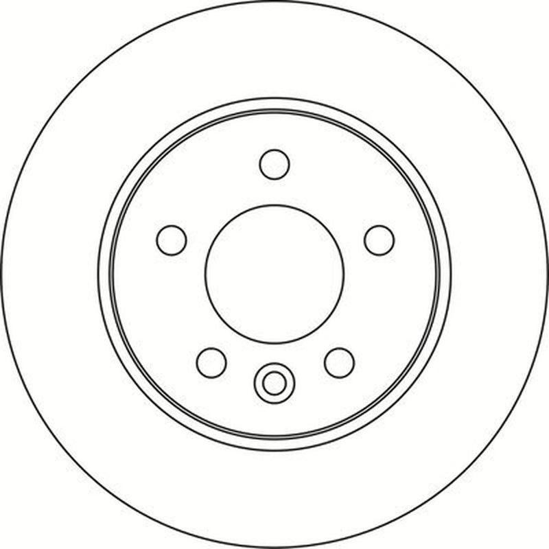 Abtex 2 x Vented Rear Brake Discs BD2137V