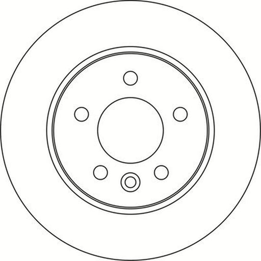 Abtex 2 x Vented Rear Brake Discs BD2137V
