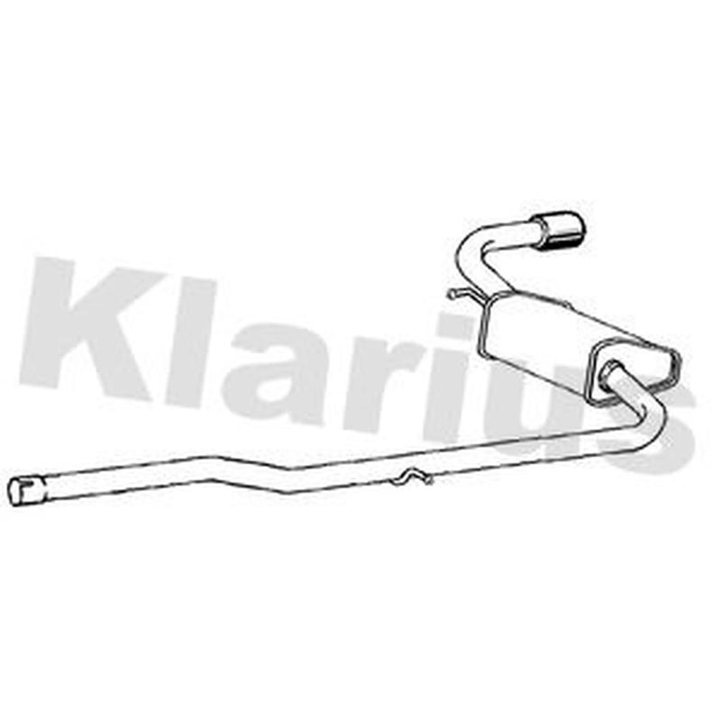 Klarius Box With Tail Pipe Rear BM567L