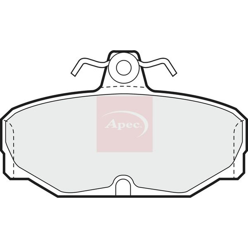 Apec Rear Brake Pad Set PAD537