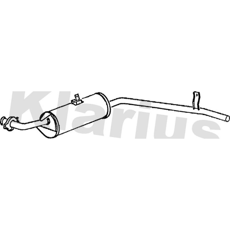 Klarius Box With Tail Pipe Rear SZ26V