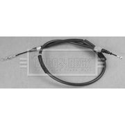Borg & Beck Handbrake Cable Left Rear BKB3316
