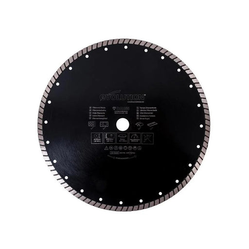 Evolution RAGE® Diamond Blade, Segmented Rim 355 x 25.4mm - RAGEBLADE355DIAMOND