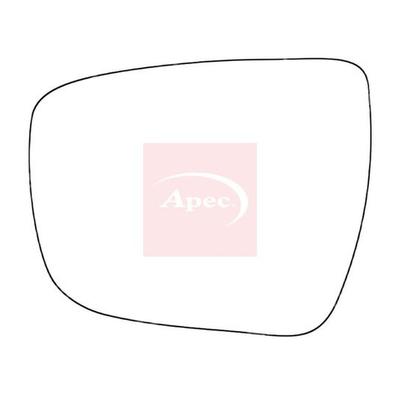 Apec Exterior Wing Mirror Glass Left AMS2659