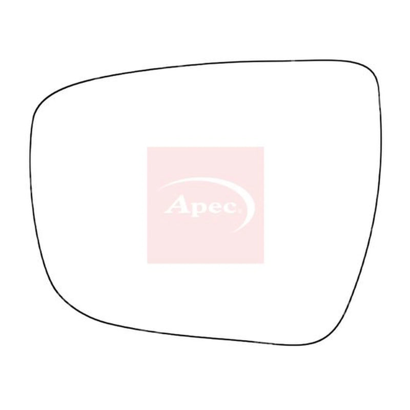 Apec Exterior Wing Mirror Glass Left AMS2659