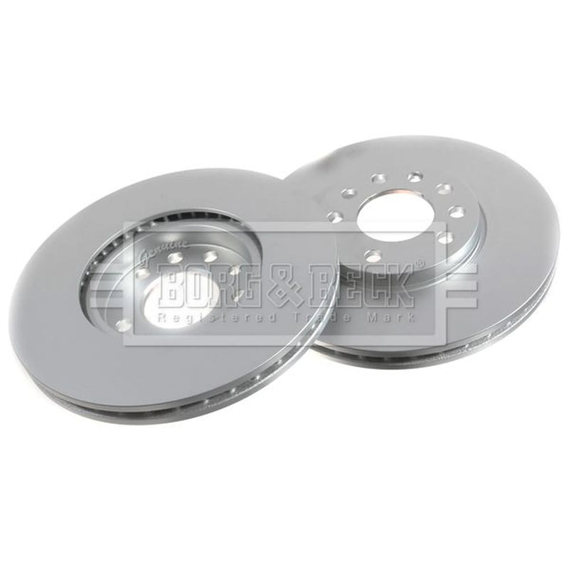 Borg & Beck 2 x Vented Front Brake Discs BBD5082