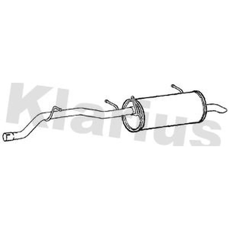 Klarius Box With Tail Pipe Rear GM1144J