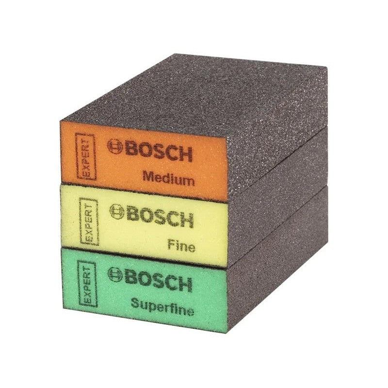 Bosch Powertool Accessories XPERT S471 Standard Sanding Block Set, 3 Piece