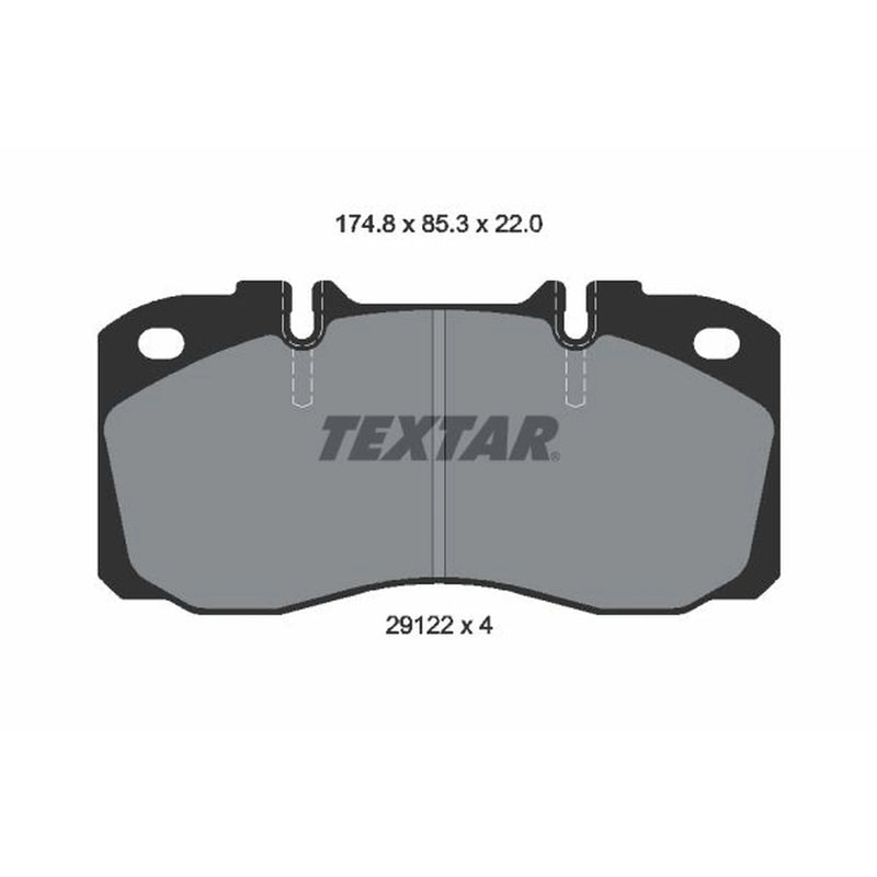 Textar Front Brake Pad Set 2912204