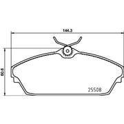 Mintex Front Brake Pad Set MDB3910