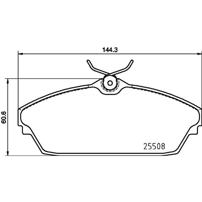 Mintex Front Brake Pad Set MDB3910