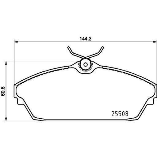 Mintex Front Brake Pad Set MDB3910