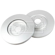 Borg & Beck 2 x Vented Front Brake Discs BBD4731