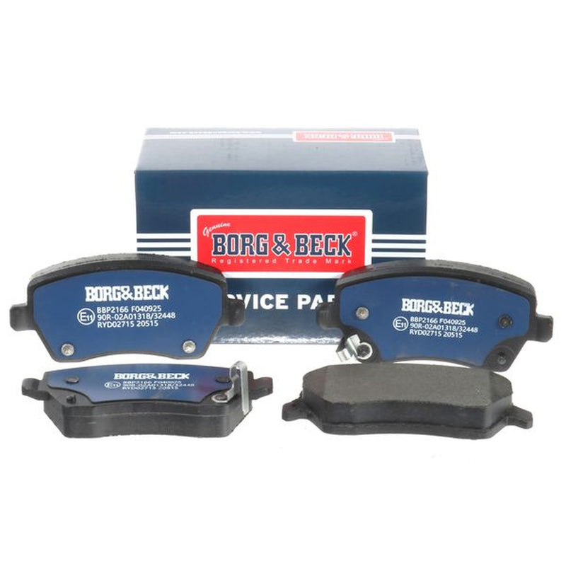 Borg & Beck 4 x Front Brake Pad Set BBP2166