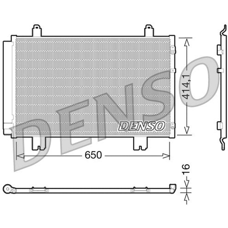 Denso Air Conditioning Condenser DCN51009