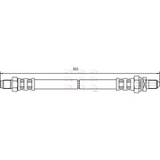 Apec Brake Hydraulic Hose Line Front HOS3236