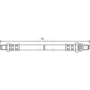 Apec Brake Hydraulic Hose Line Front HOS3236