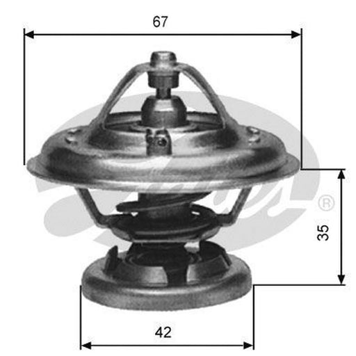 Gates Thermostat,Coolant TH12685G1