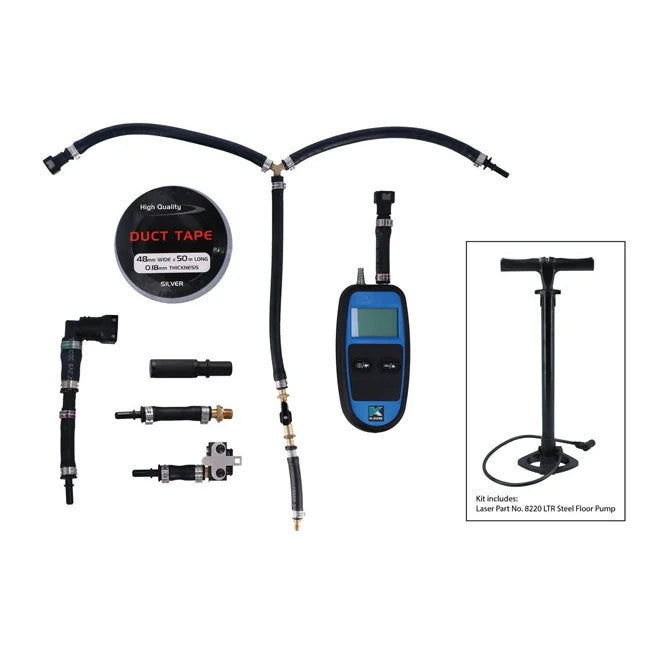 Laser Tools EV Battery Integrity Pressure Test Kit - for Hyundai, Jaguar, Kia &