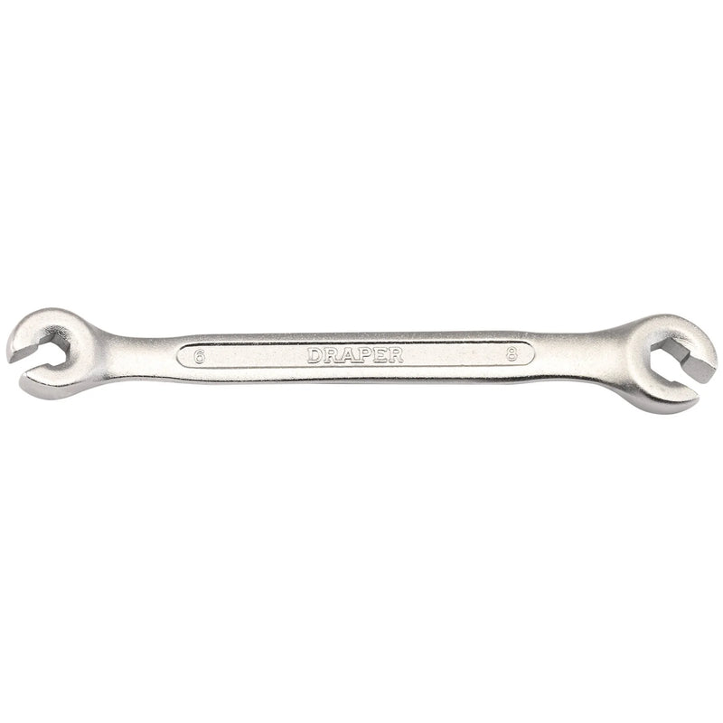 Draper Flare Nut Spanner 6 x 8mm Chrome Vanadium Steel